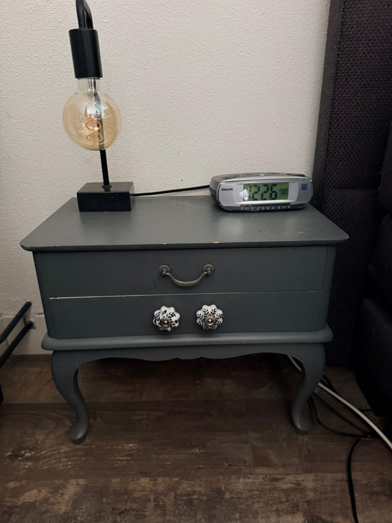 2 barokke vintage  nachtkasjes, Ophalen, Gebruikt, Minder dan 45 cm, Minder dan 55 cm