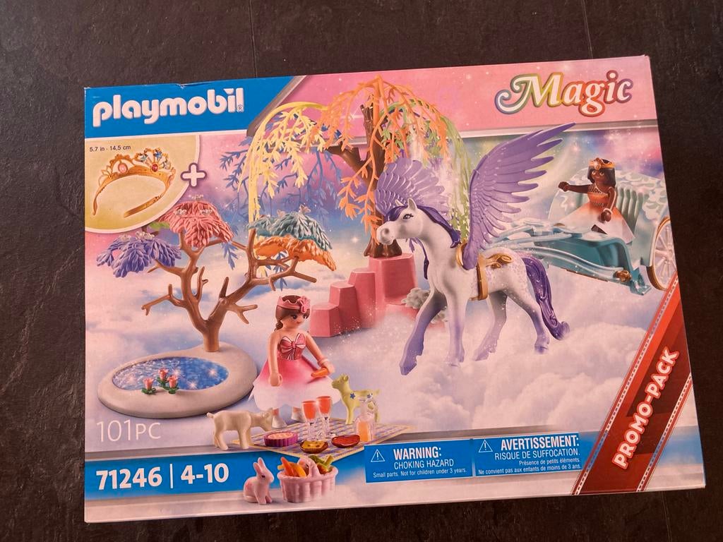Playmobil Picknick met Pegasus Koets (71246) Nieuw, Ophalen of Verzenden, Nieuw, Complete set