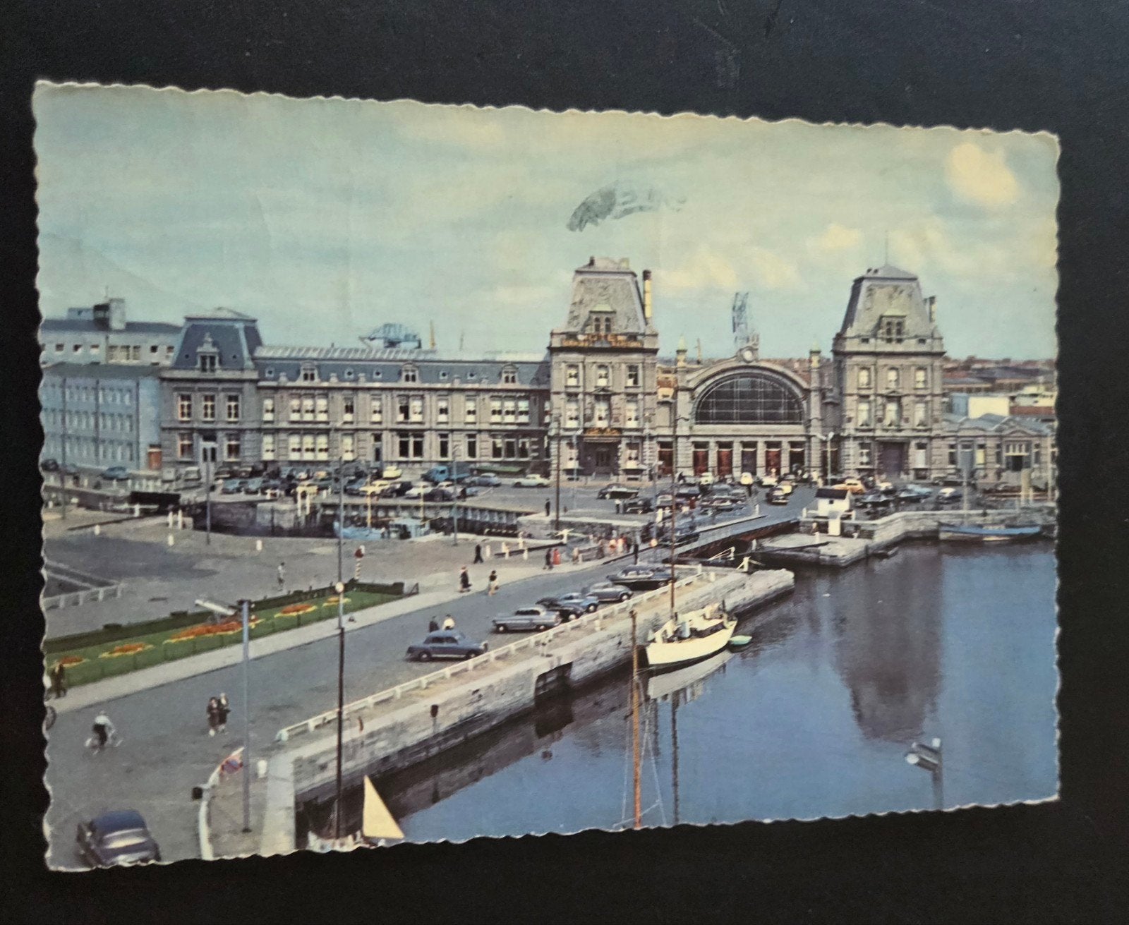 Oostende Kaai Station, Verzenden, 1940 tot 1960, Gelopen, West-Vlaanderen