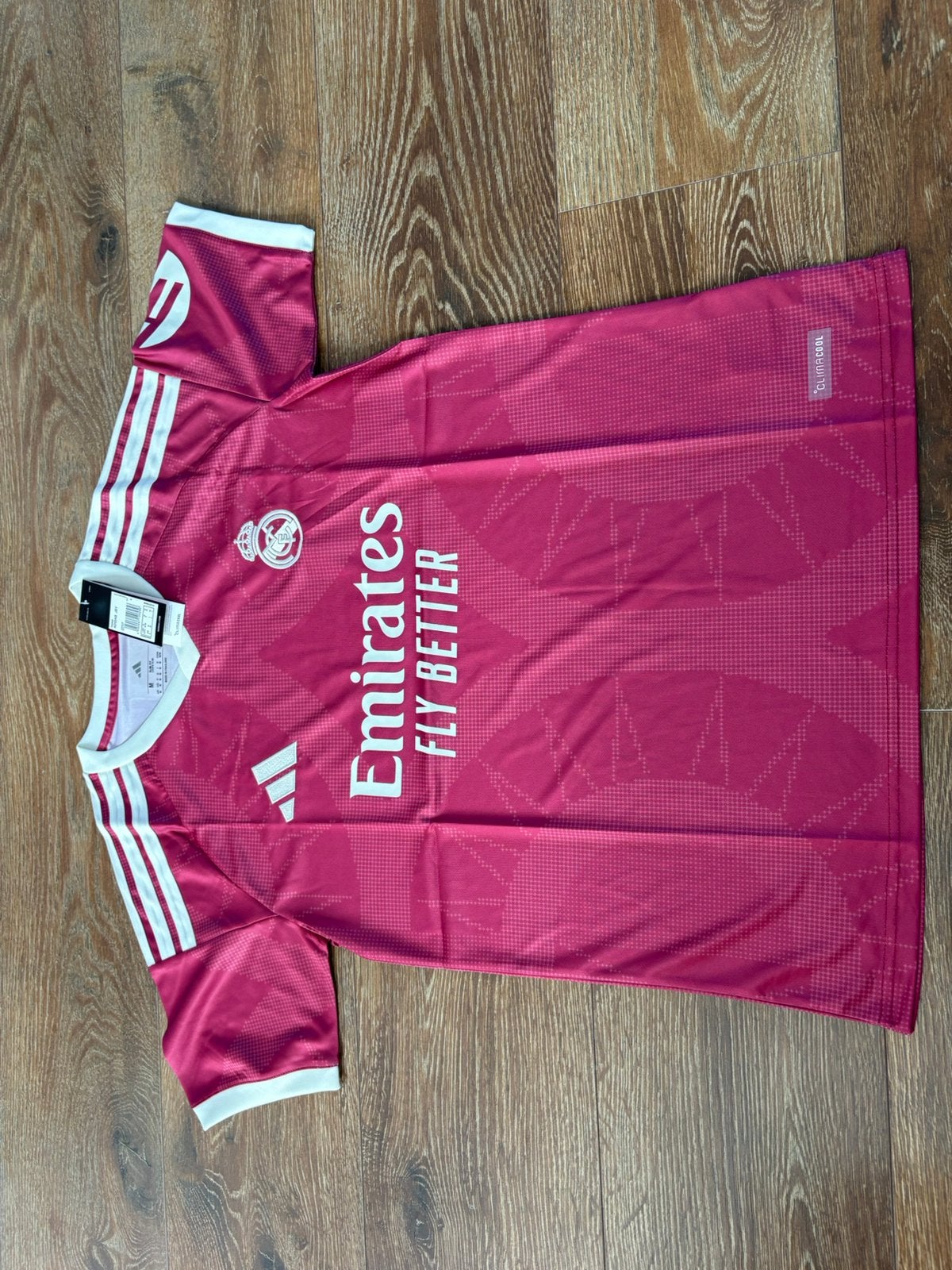 Real madrid roze uitshirt, Ophalen of Verzenden, Zo goed als nieuw, Shirt