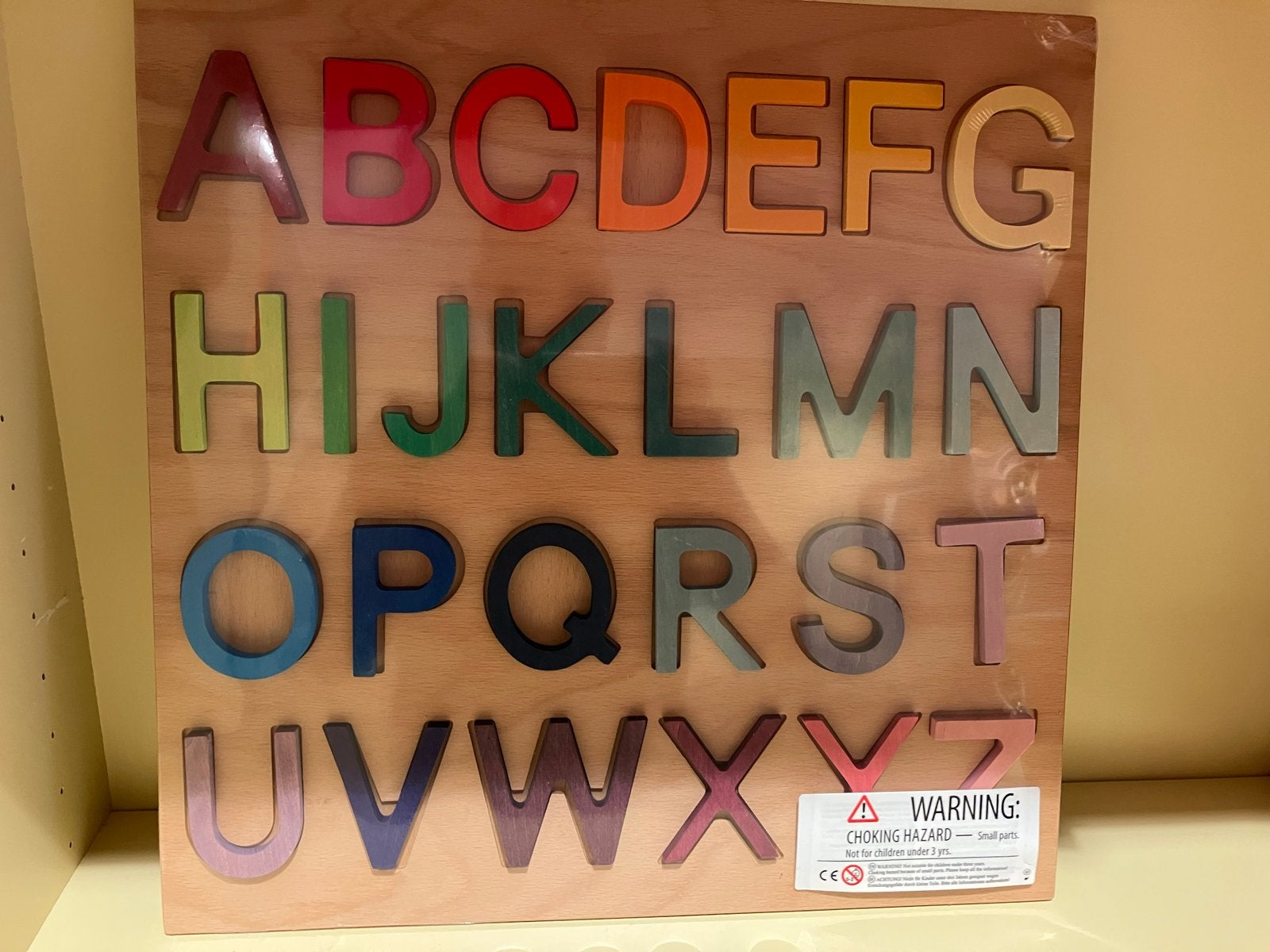 Grimms Alfabet Houten Puzzel - Educatief Speelgoed, Ophalen of Verzenden, Nieuw, Puzzelen