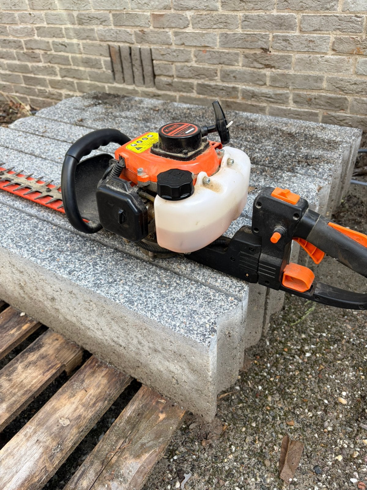 Motor heggenschaar (2t) t.e.a.b., Tuin en Terras, Ophalen, Gebruikt, Benzine