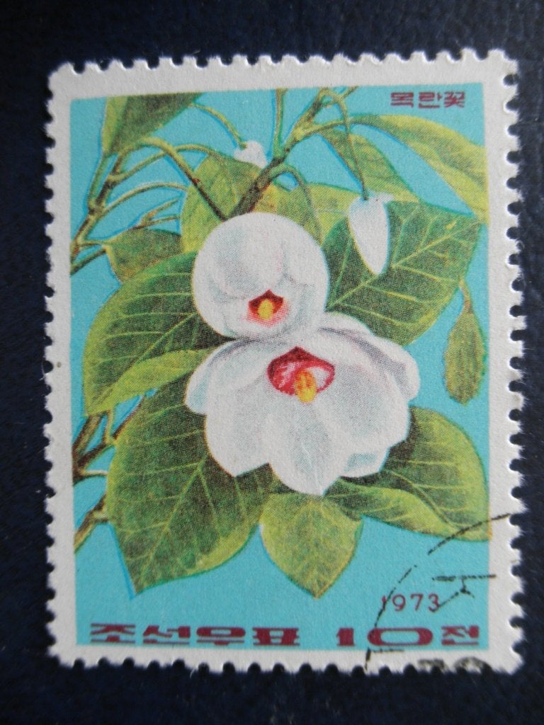 Postzegels bloemen Noord Korea 1973 - cw. 0,50., Ophalen of Verzenden, Gestempeld, Dier of Natuur