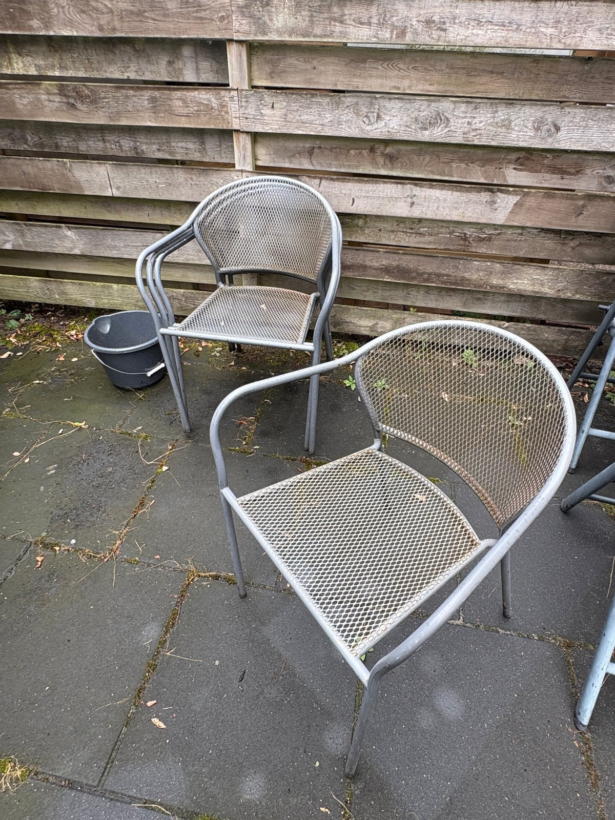 Lichtgewicht tuinstoelen en ligbed in prima conditie, Tuin en Terras, Ophalen, Gebruikt, Metaal, Inklapbaar