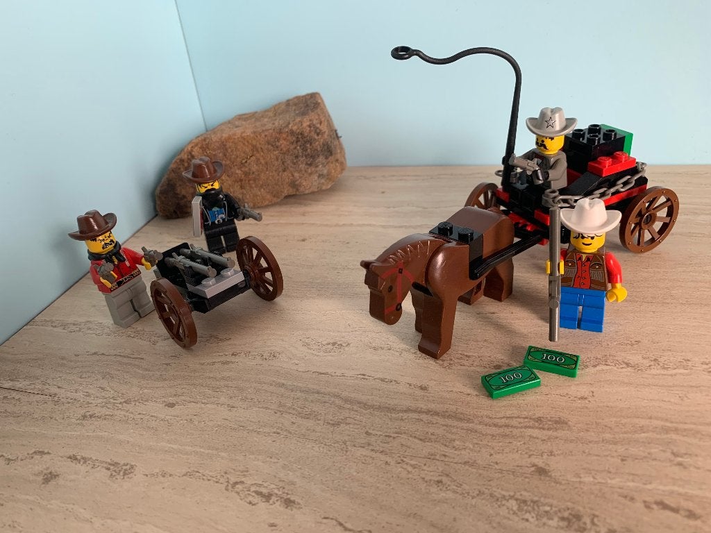 Lego western 6799 Showdown Canyon, Kinderen en Baby's, Speelgoed | Duplo en Lego, Compleet, Gebruikt, Overige thema's, Lego