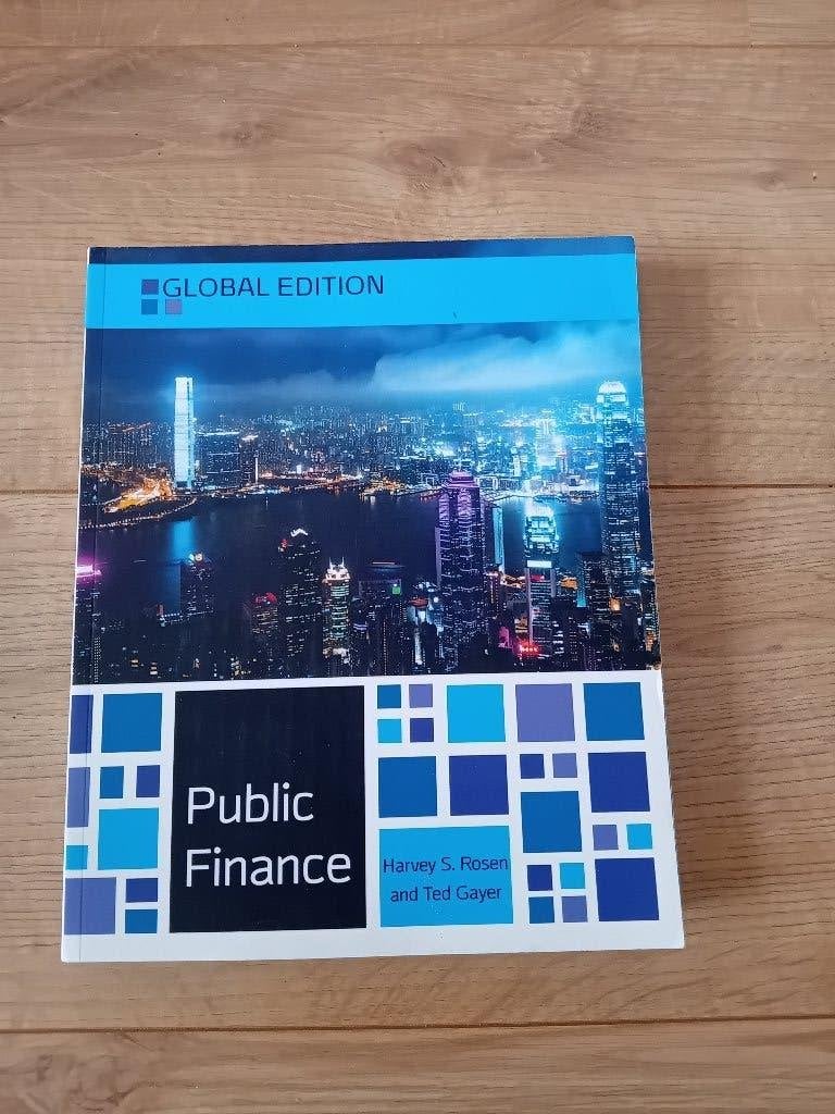Public Finance, tenth edition, Ophalen of Verzenden, Gamma, Harvey Rosen and Ted Gayer, WO