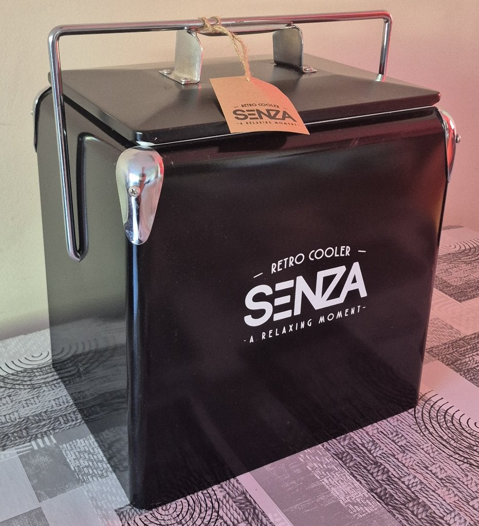 Koelbox zwart, ongebruikt | SENZA retro coolerbox black, Ophalen, Nieuw, Koelbox, Koelelement