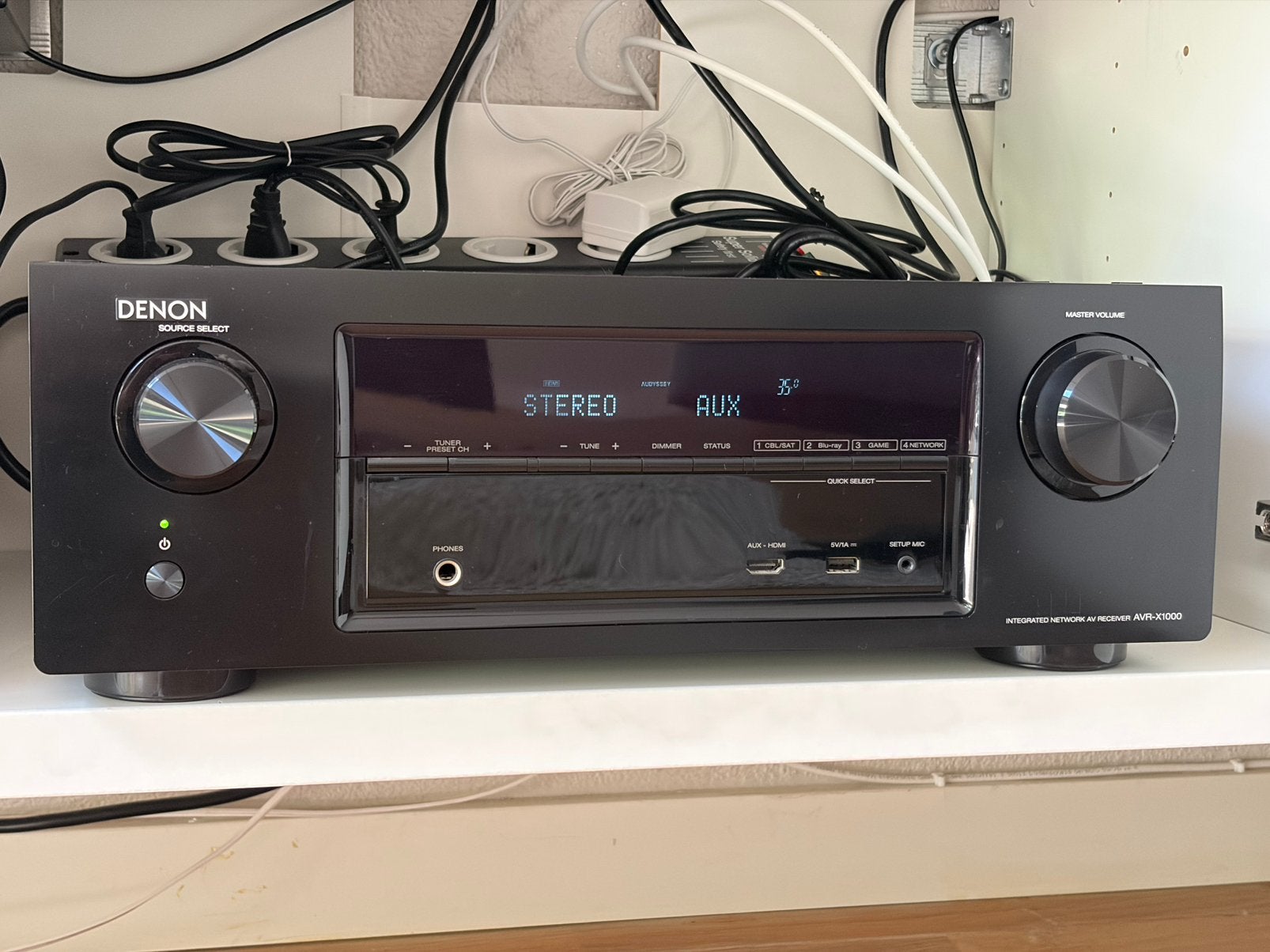 Denon AVR-X1000, Ophalen, Denon, Zo goed als nieuw, 60 tot 120 watt