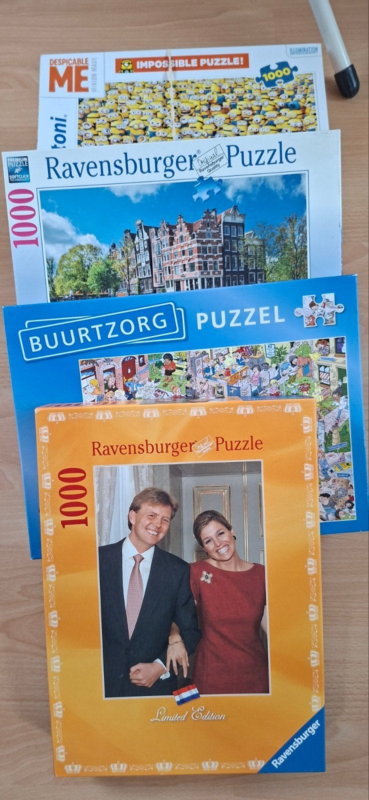 Diverse 1000-stukjes legpuzzels (Ravensburger, Clementoni), Ophalen, 500 t/m 1500 stukjes, Gebruikt, Legpuzzel