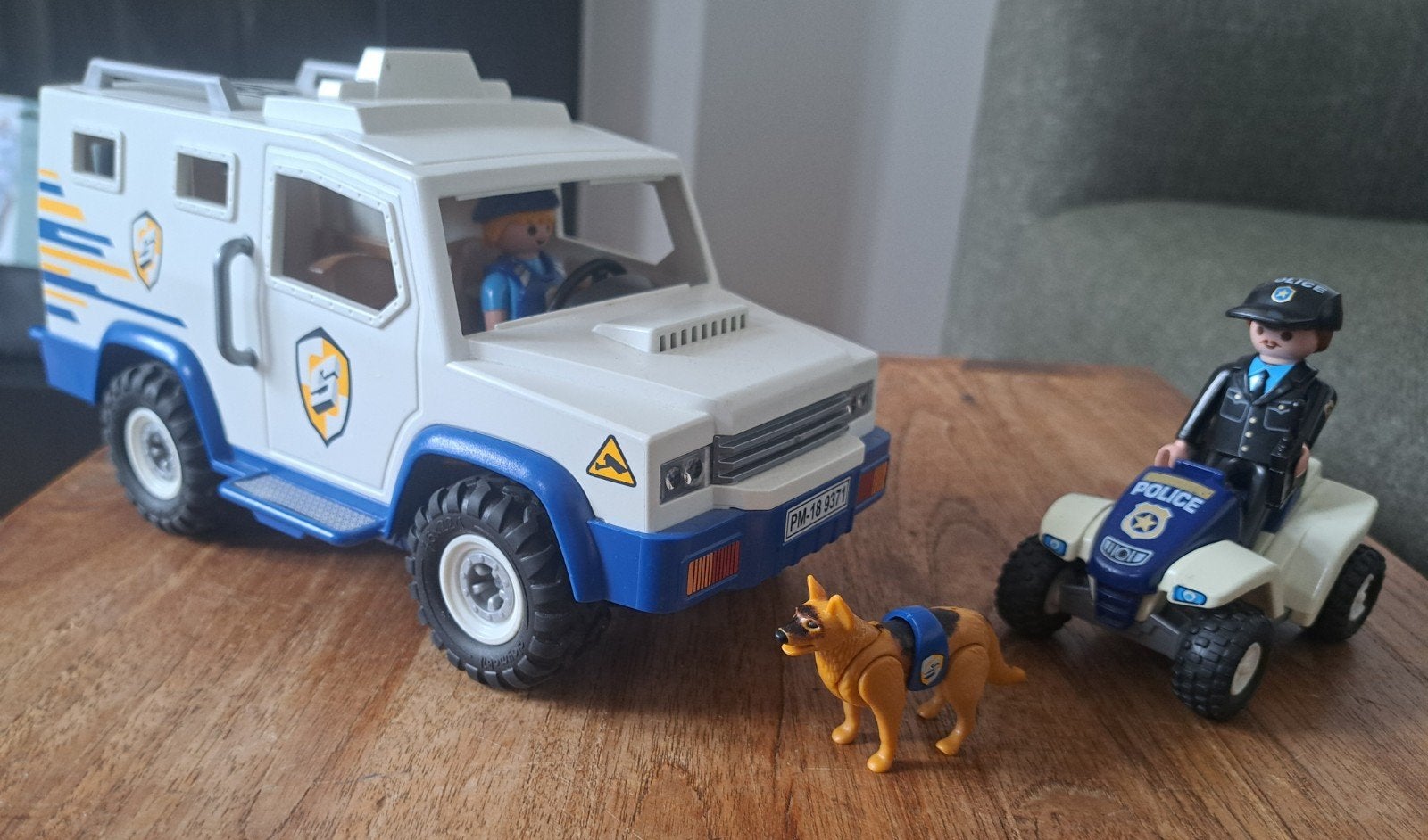 Playmobil Geldtransport 9371 met extra's en boot, Ophalen, Jongen of Meisje