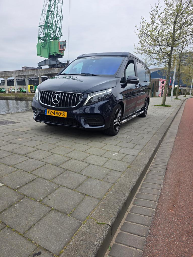 Mercedes-Benz V-Klasse 2.2 CDI 140KW V250 Lang 2014 Blauw, Auto's, Automaat, Achterwielaandrijving, 241 €/maand, Blauw