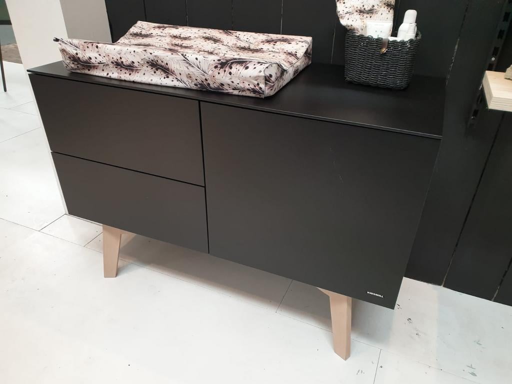 Kidsmill sixties ledikant, commode, Kinderen en Baby's, Kinderkamer | Commodes en Kasten, Ophalen, Gebruikt, 50 tot 70 cm, 100 cm of meer