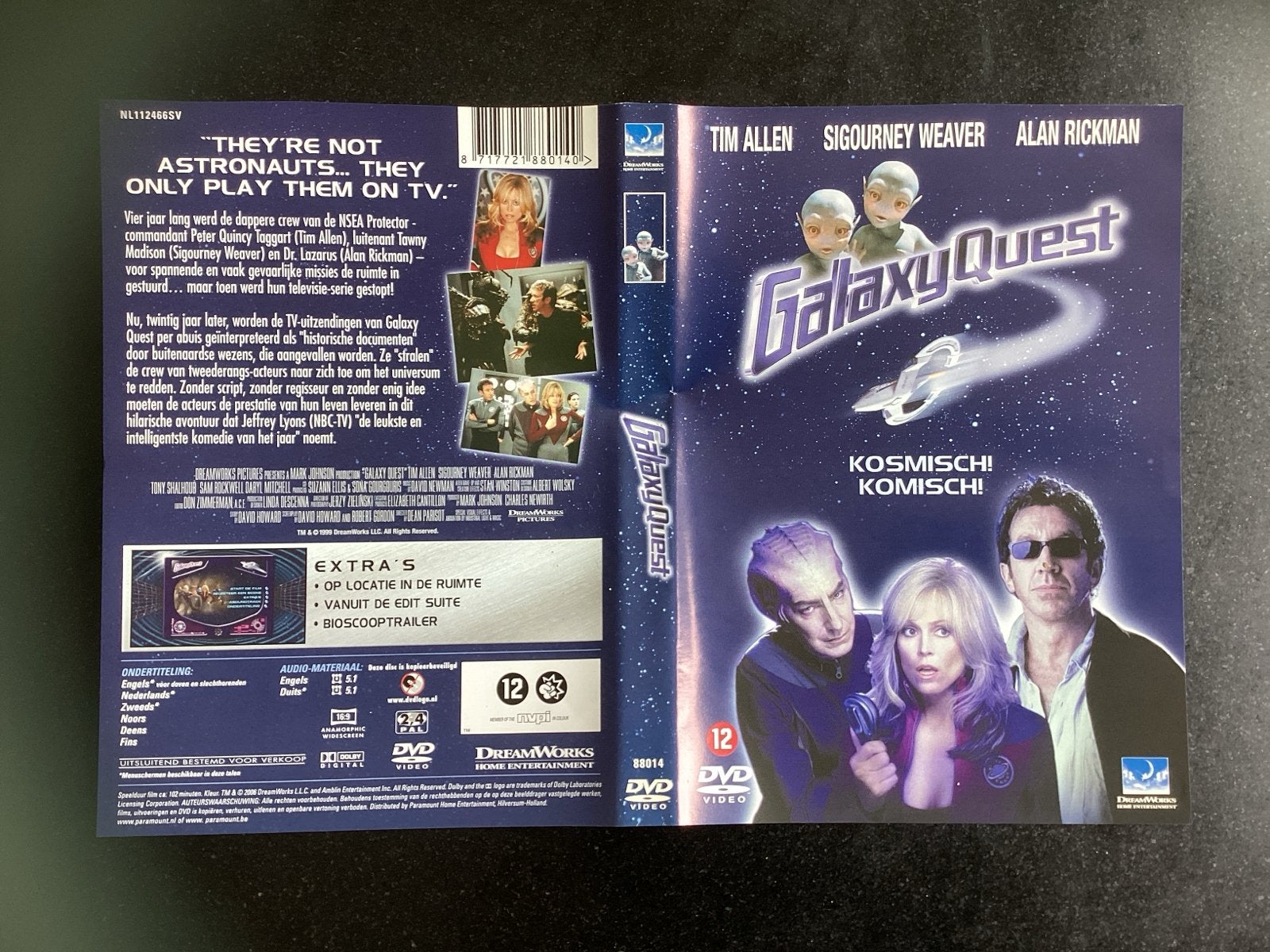 Galaxy Quest DVD - Kosmisch! Komisch! Tim Allen, Cd's en Dvd's, Nederlands, Ophalen of Verzenden, Komedie, Vanaf 12 jaar