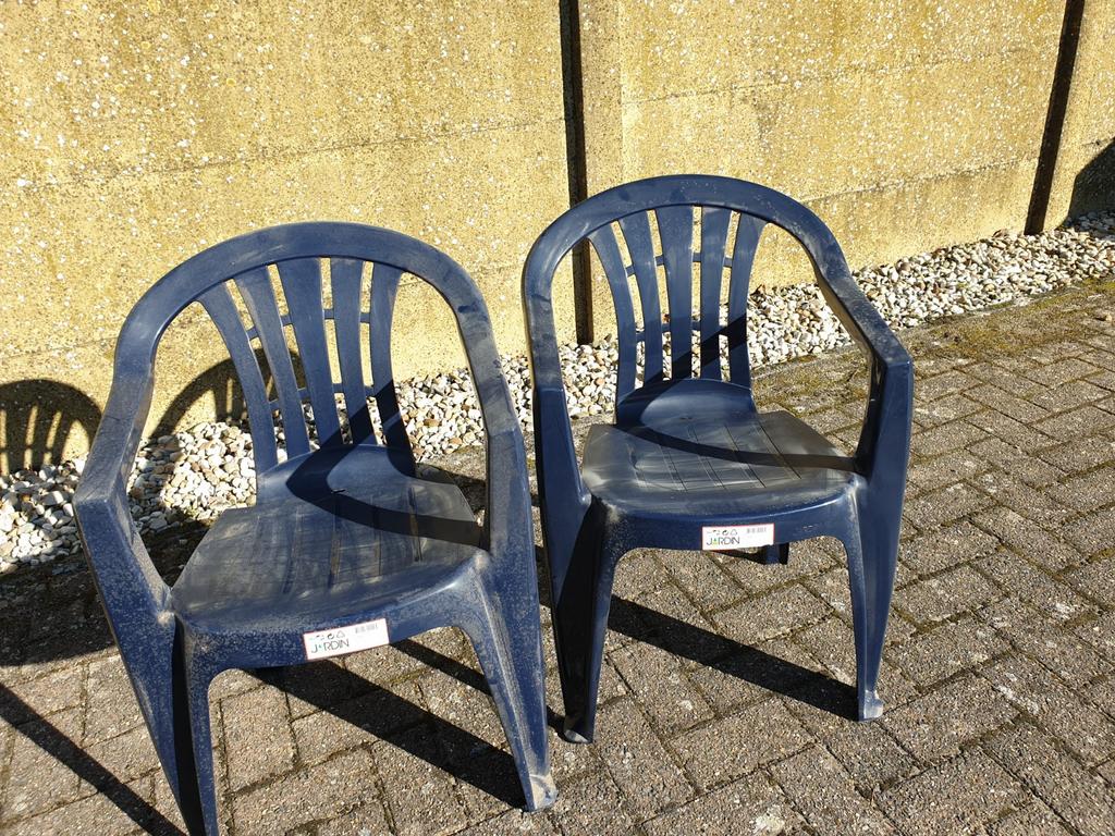 Tuinstoelen 4 stuks, Ophalen, Zo goed als nieuw, Kunststof
