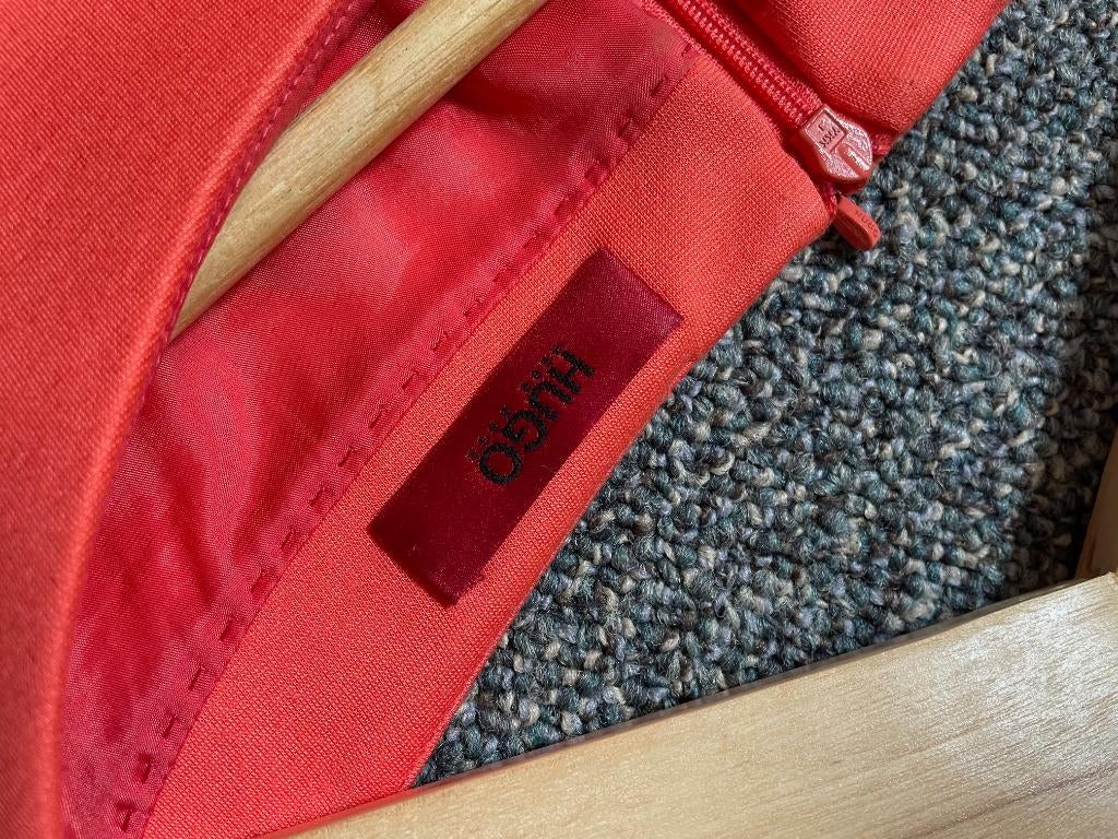 jurk, Kleding | Dames, Jurken, Oranje, Ophalen of Verzenden, Zo goed als nieuw, BOSS