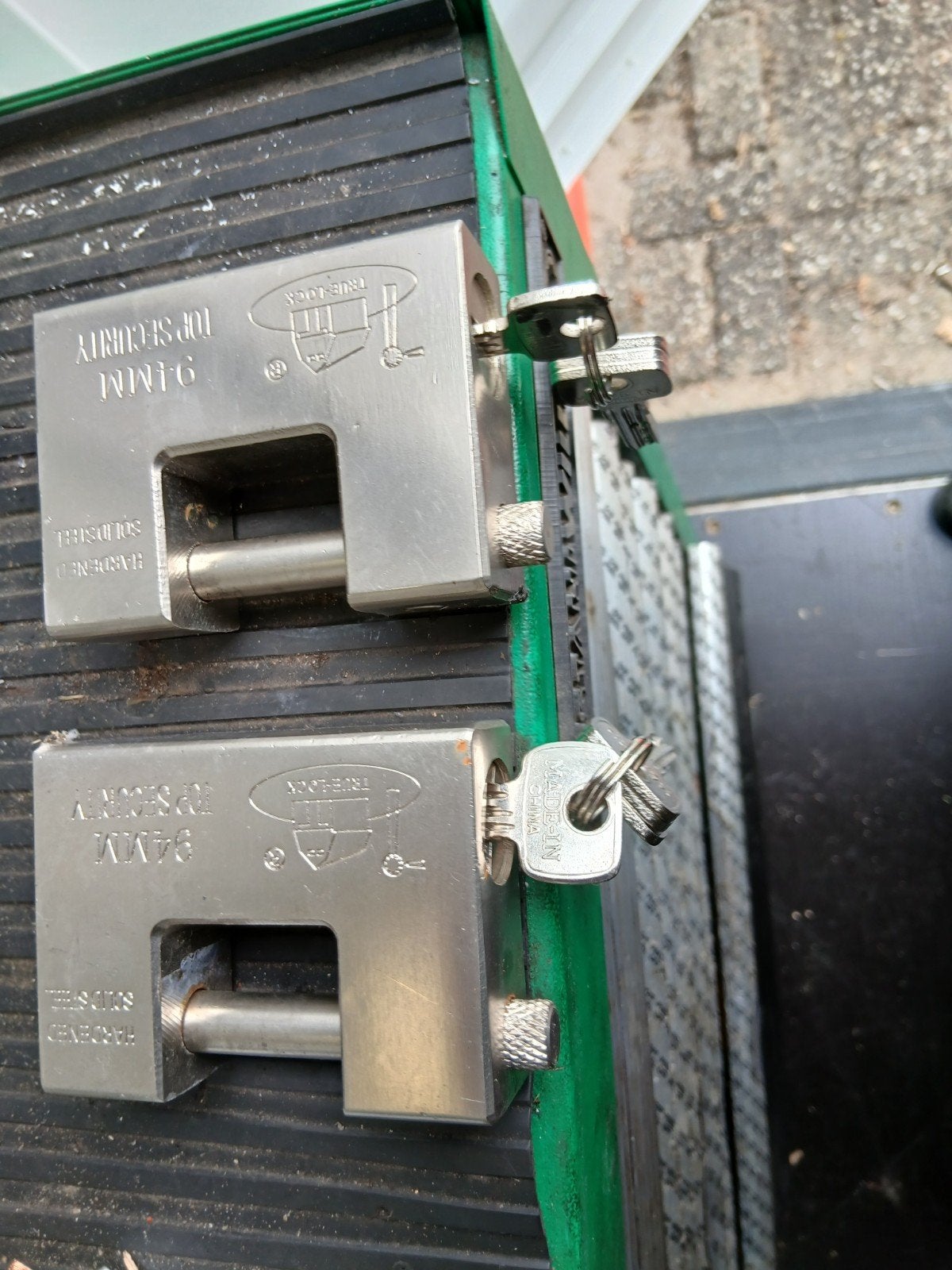 True Lock 94MM Top Security hangslot, Ophalen of Verzenden, Rvs, Slot