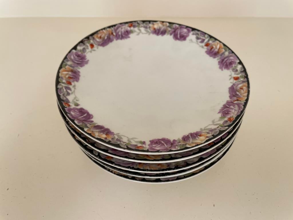 Set Fraureuth petit four/ gebaksbordjes, Ophalen of Verzenden