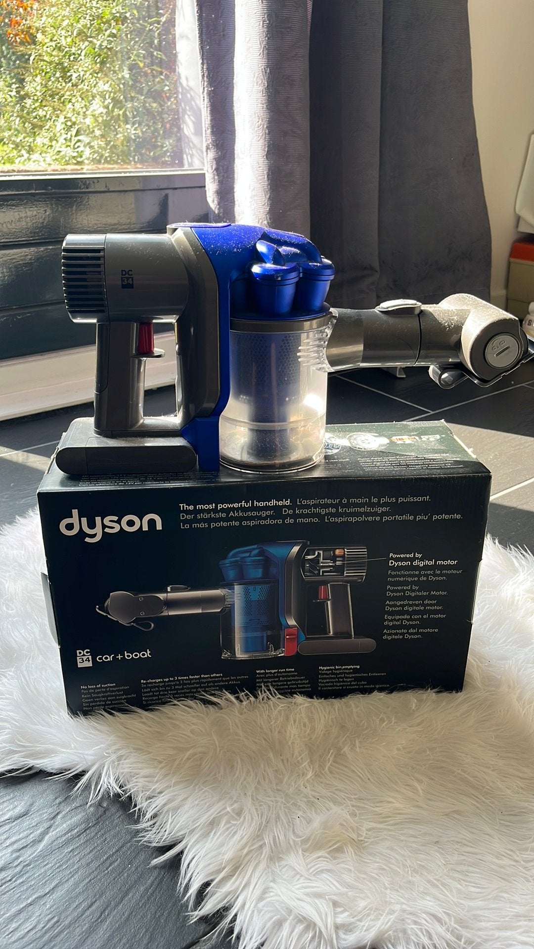 Dyson DC34 kruimelzuiger, Ophalen of Verzenden, Gebruikt