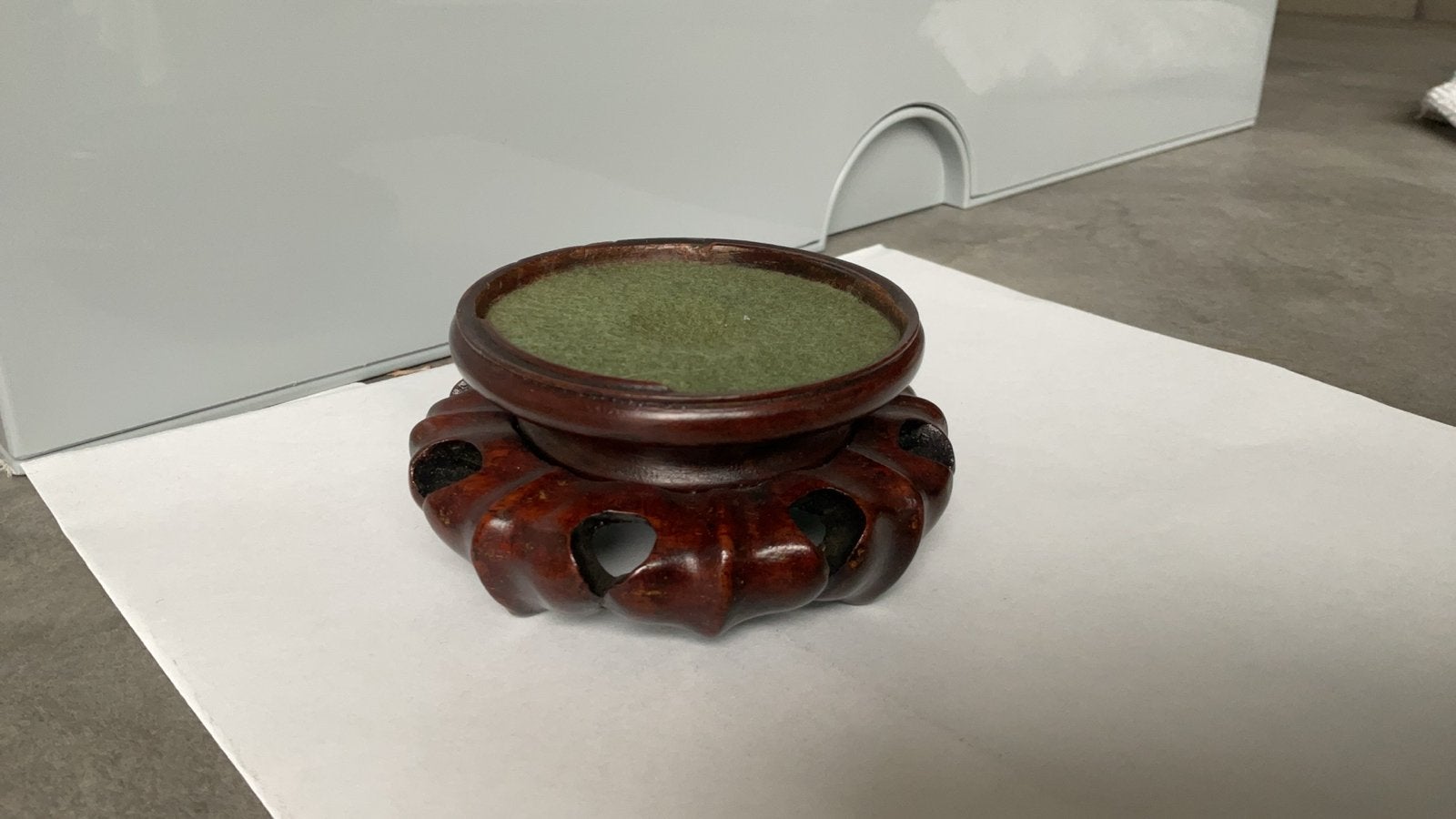 3 maal Antieke Chinese Houten Display Stand - Handgesneden, Ophalen of Verzenden