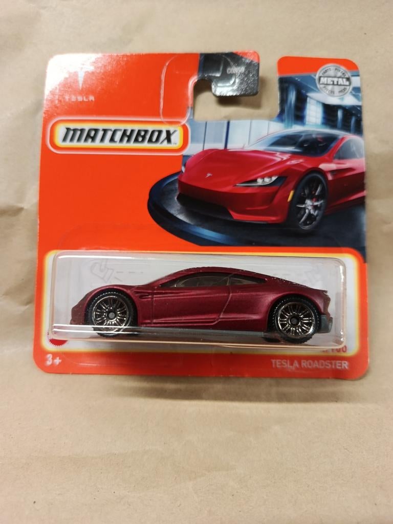 Matchbox Tesla roadster, Hobby en Vrije tijd, Modelauto's | Overige schalen, Ophalen of Verzenden, Nieuw, Auto