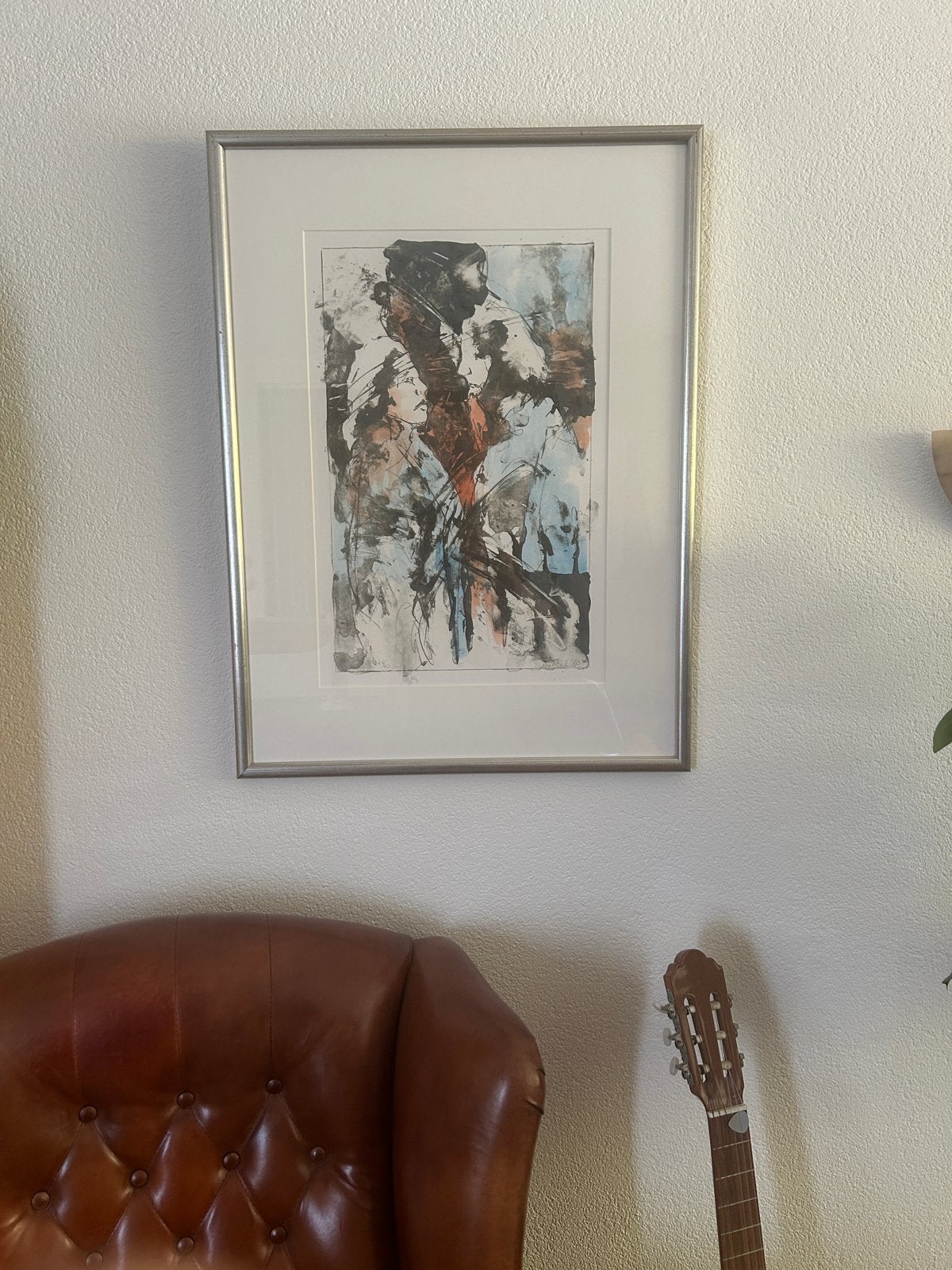 2 Zeer Mooie Kunstwerken: Gesigneerde zeefdrukken, Antiek en Kunst, Kunst | Schilderijen | Modern, Ophalen, Figuren, Papier/karton