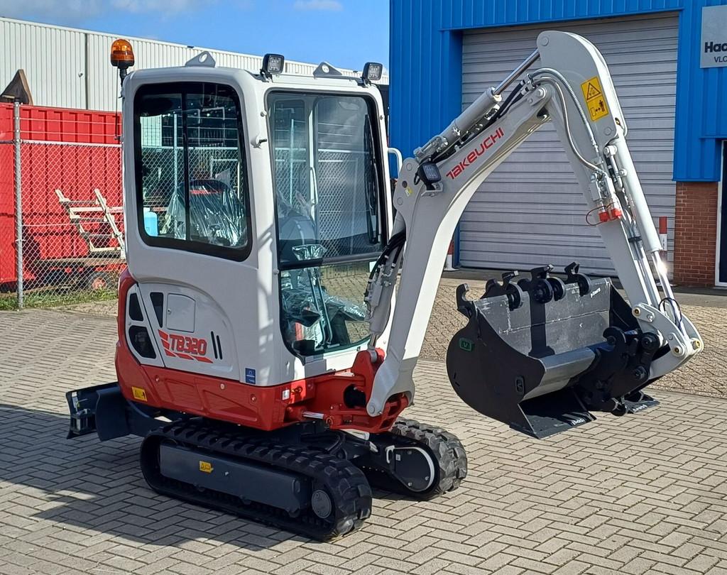 Takeuchi TB320 mini excavator, Graafmachine