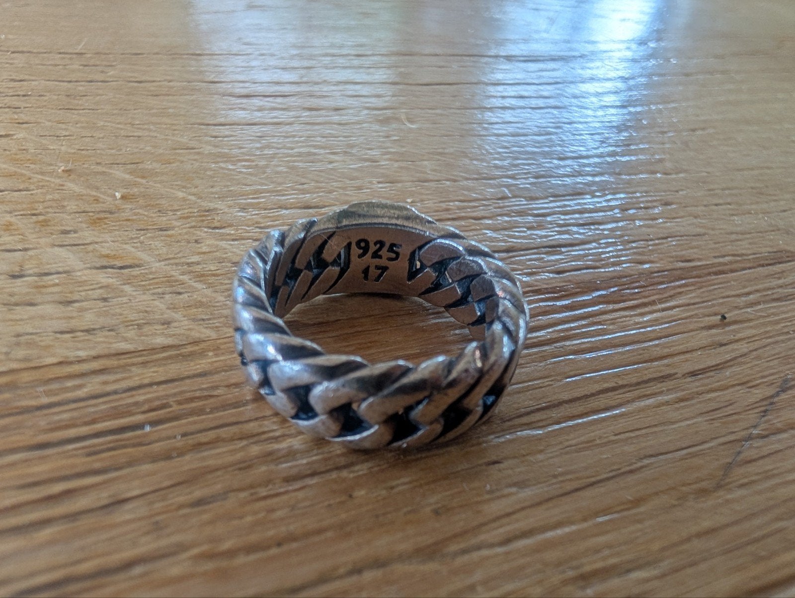 Buddha to Buddha Ring Zilver 925 Maat 17, Gebruikt, Ophalen of Verzenden, 17 tot 18, Dame of Heer
