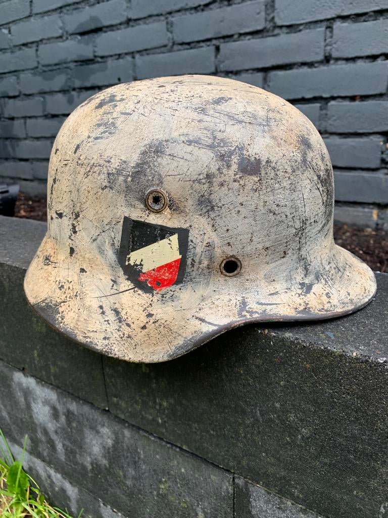 M40 / 55 helm luftwaffe wehrmacht model oostfront, Verzamelen, N, N, Verzenden, Duitsland