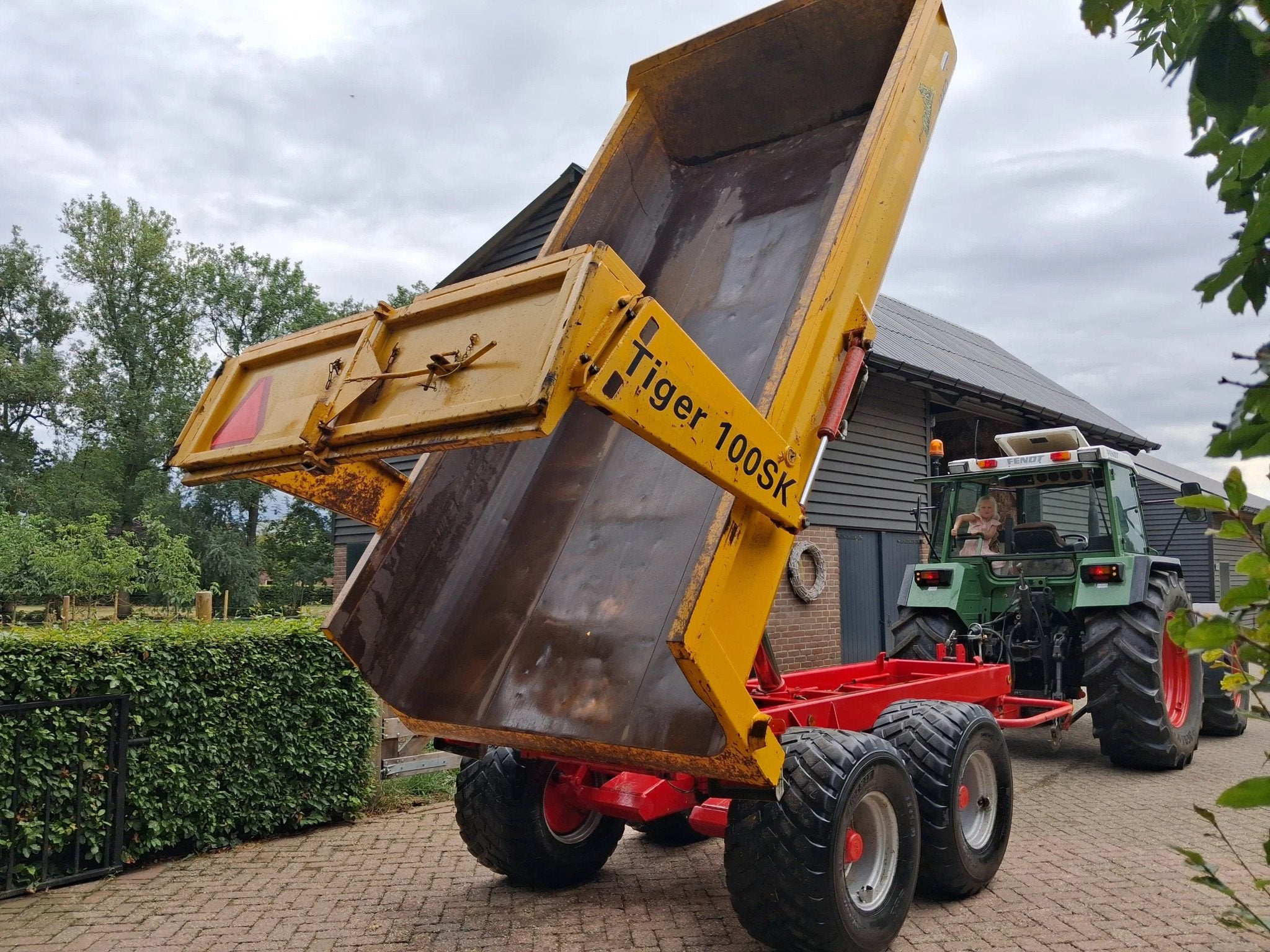 Jako TIGER 100SK Tiger 100 SK kipper/bakkenwagen met deuren, Zakelijke goederen, Agrarisch | Werktuigen, Overige, Overige typen