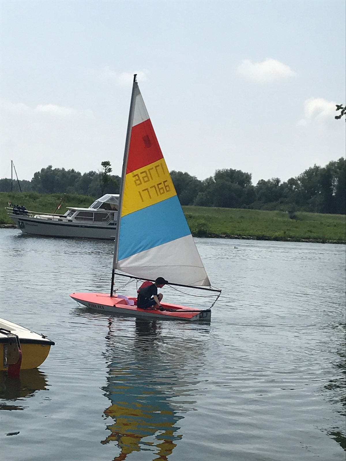 Topper zeilboot compleet  incl. trailer en 3-tal zeilen, Gebruikt, Minder dan 15 m², Overige typen, Ophalen