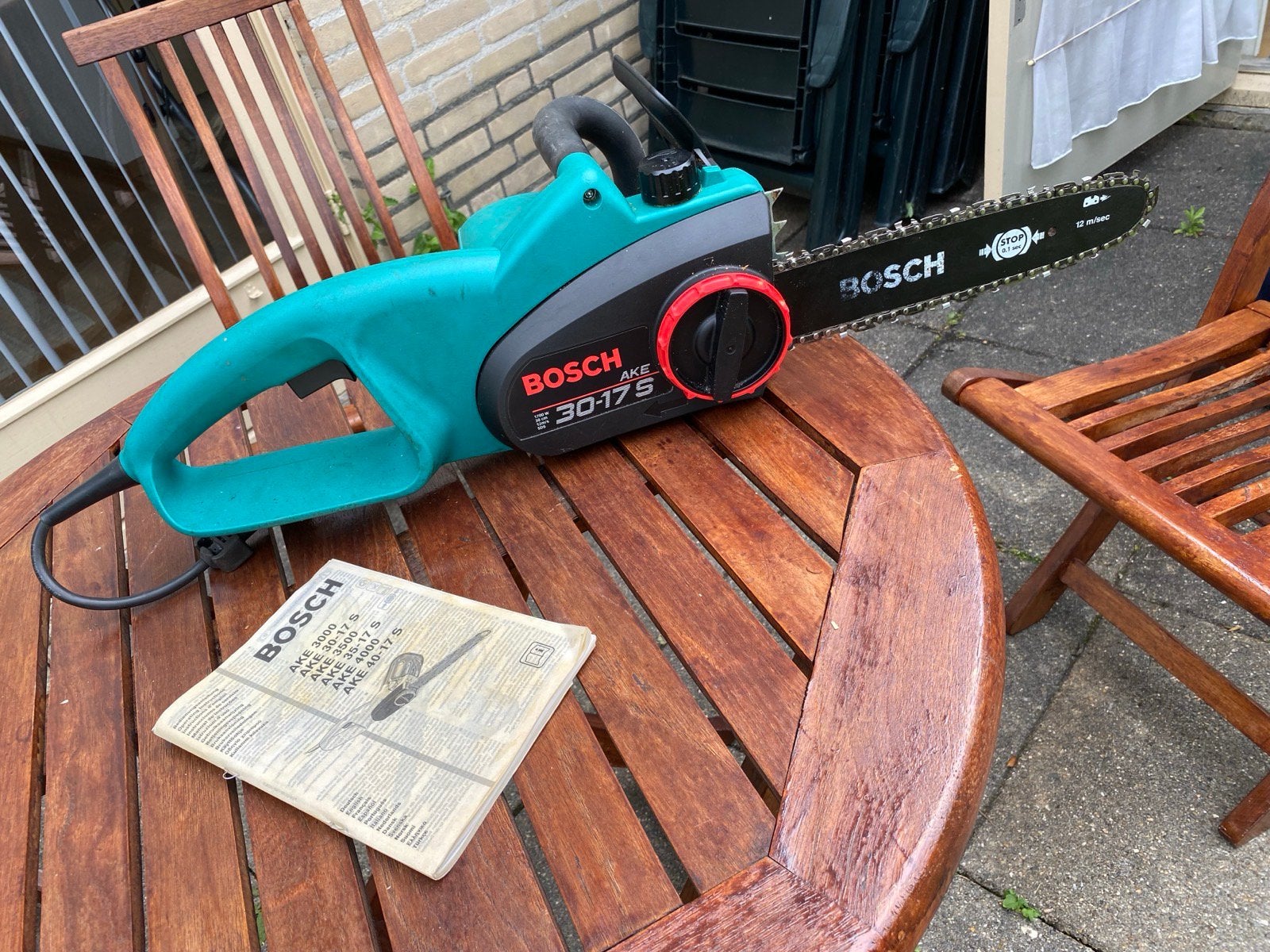 Bosch AKE 30-17 S elektrische kettingzaag, Ophalen, Gebruikt, Overige soorten