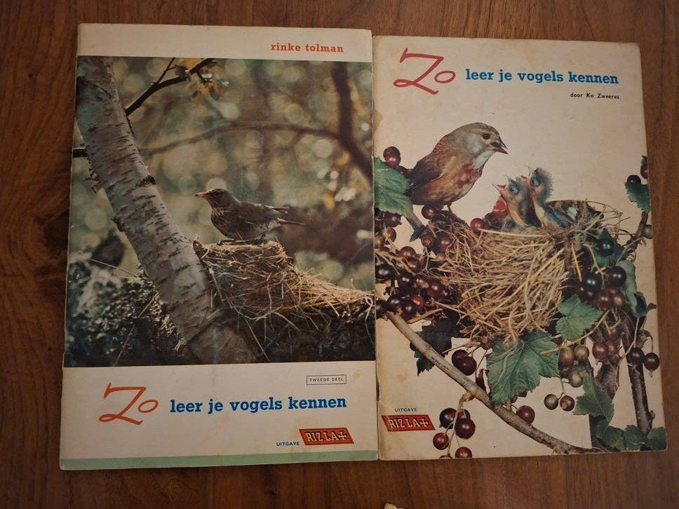 Zo leer je vogels kennen  (2 delen) Rizla, Ophalen of Verzenden, Gelezen, Vogels, Rinke Tolman
