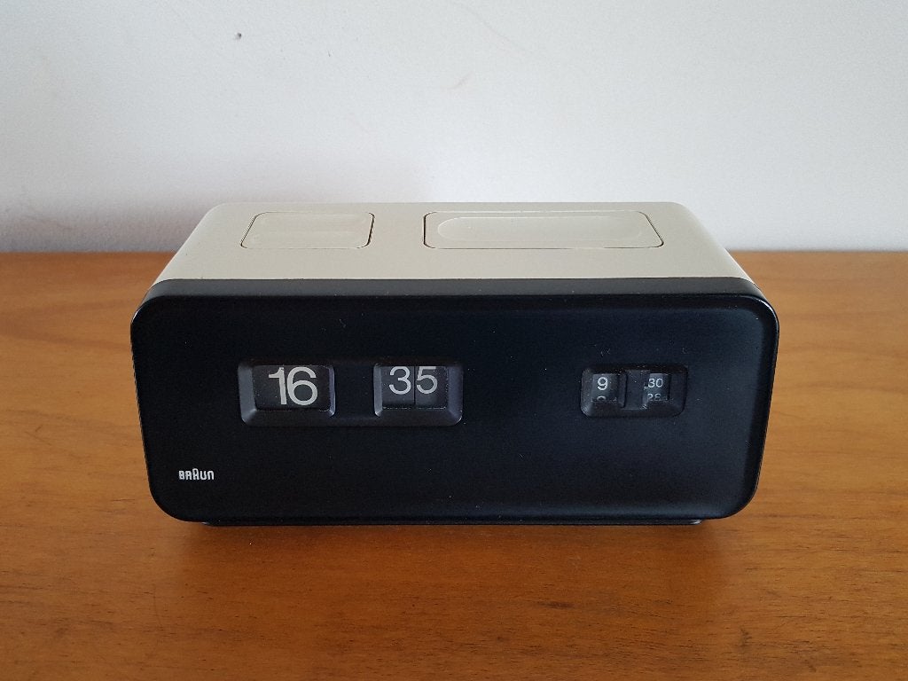 Braun wekker Phase-1 Dieter Rams, Witgoed en Apparatuur, Wekkers, Zo goed als nieuw, Ophalen of Verzenden