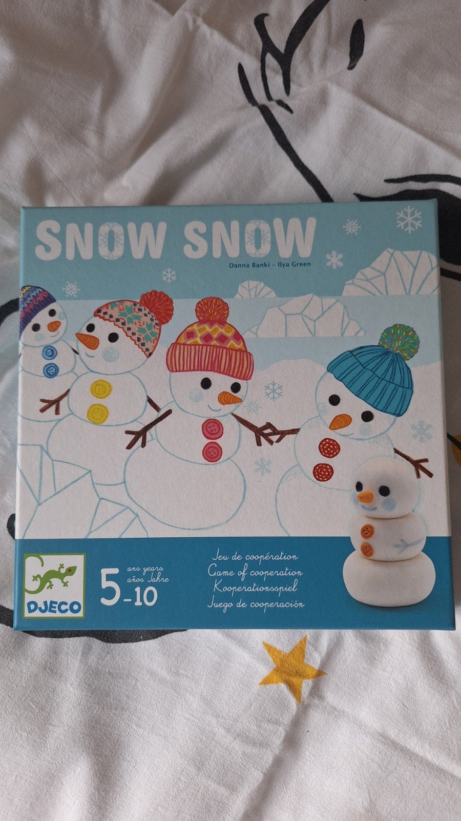 Djeco Snow Snow Coöperatief Spel - Zo goed als nieuw, Ophalen of Verzenden, Zo goed als nieuw, Djeco