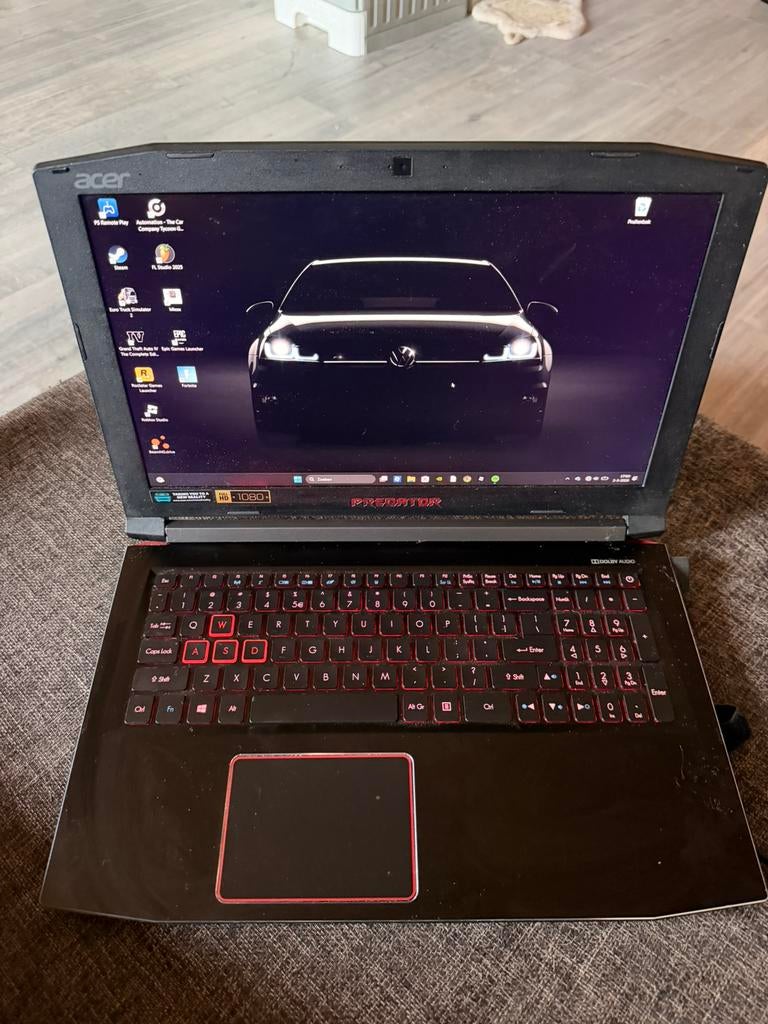 Acer predator, Ophalen of Verzenden, Zo goed als nieuw, 15 inch