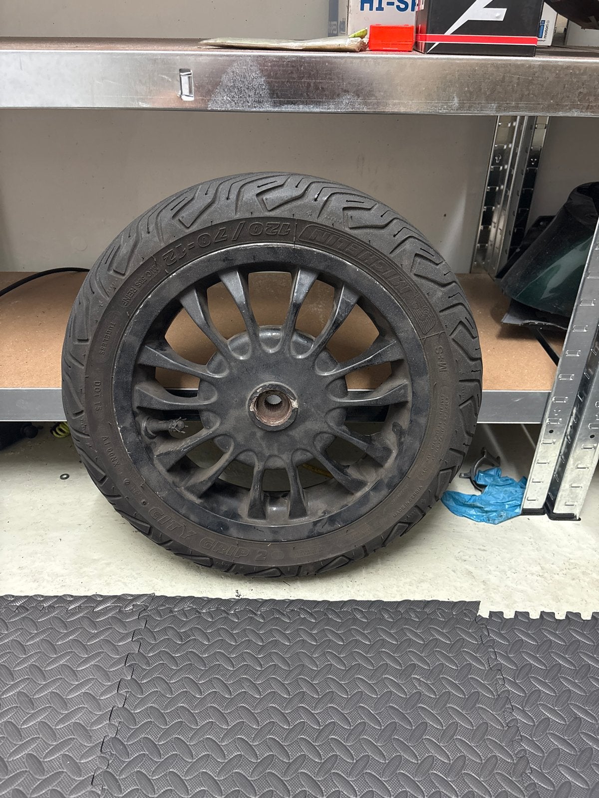 Vespa Sprint Achtervelg met Band - Gebruikt, Ophalen, Gebruikt, Overige typen, Vespa