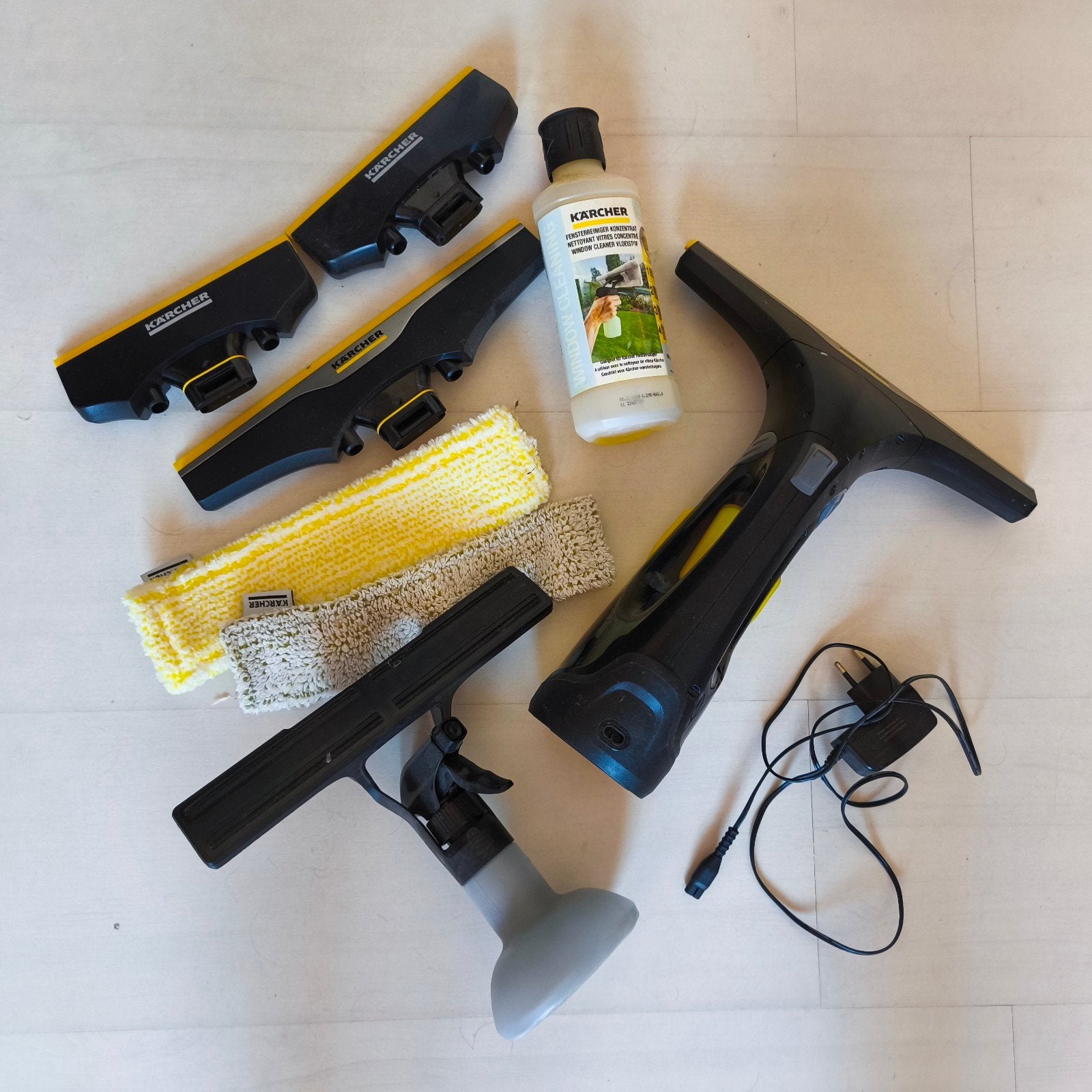 Kärcher WV2 Black Edition Raamwisser met alle opties, Ophalen of Verzenden, Gebruikt