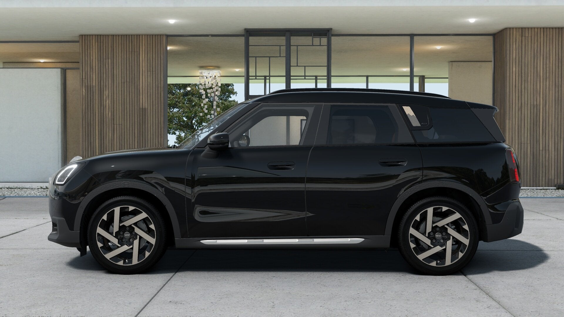 MINI Countryman E / Favoured / Pakket M / 19" Kaleido Spoke, Auto's, Countryman, Zwart, Leder, Nieuw