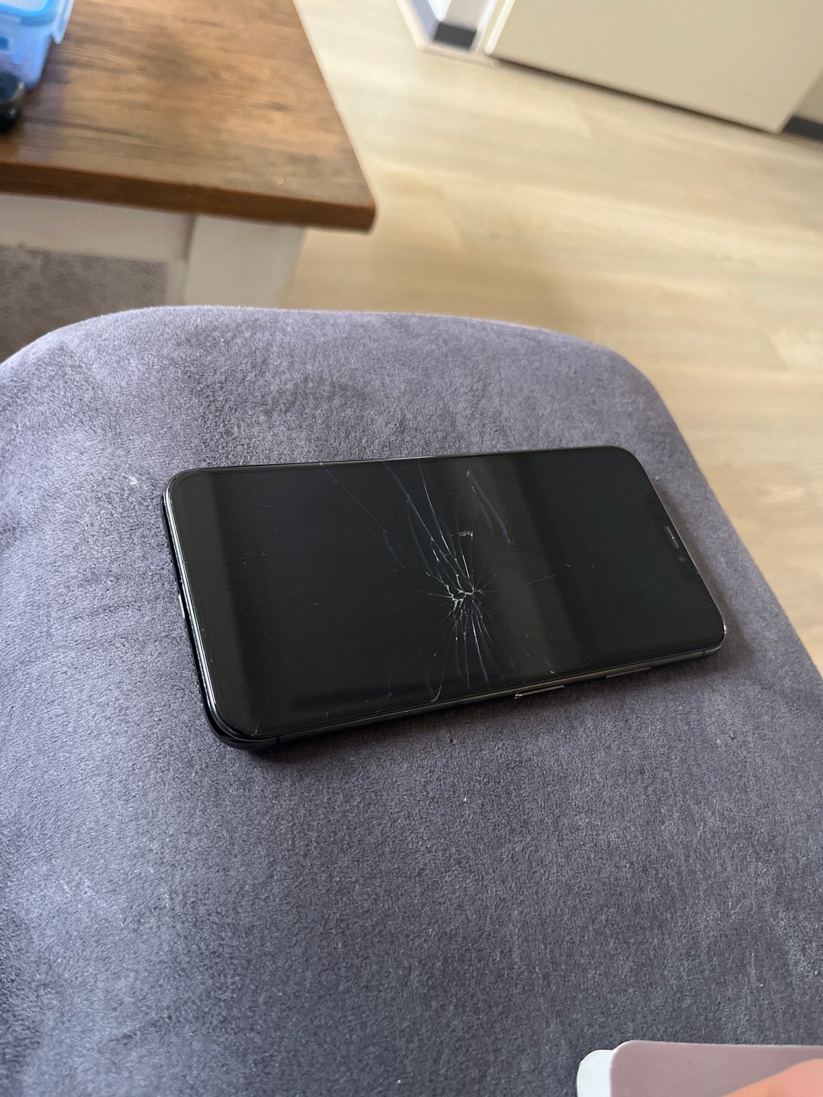 iPhone 10  met gebarsten scherm -, Telecommunicatie, Overige modellen, Zwart, Ophalen of Verzenden, 64 GB