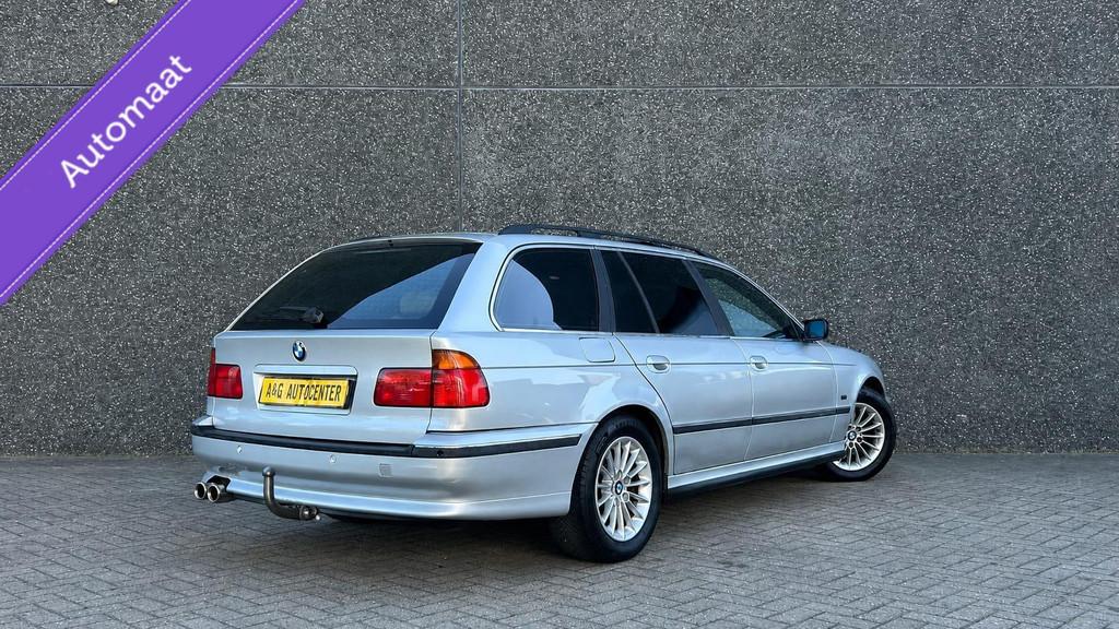 BMW 528i Touring/1e eig/193PK/Schuifdak/Trekhaak/Youngtimer, Auto's, BMW, Automaat, Achterwielaandrijving, Gebruikt, Leder