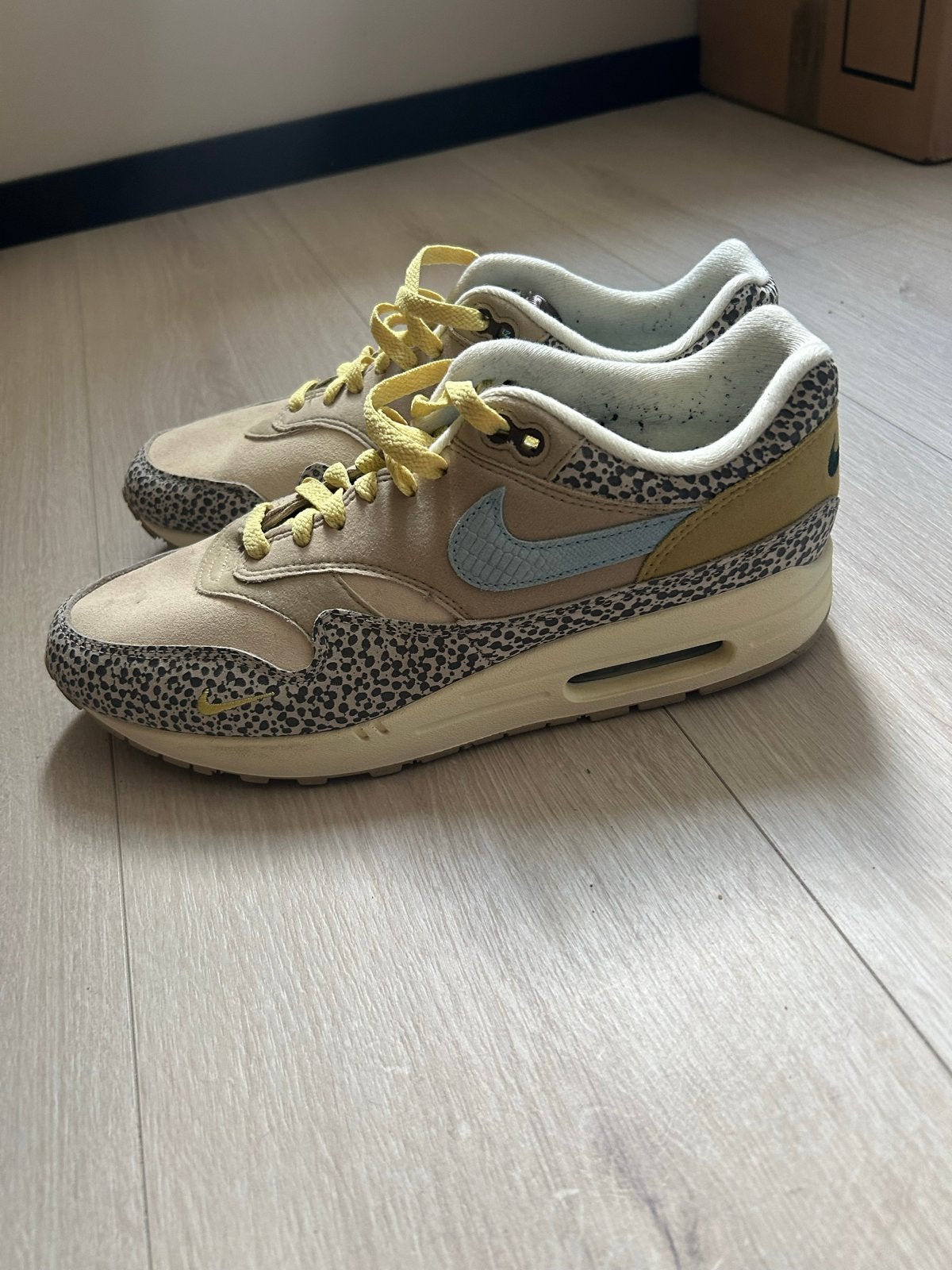 Nike Air Max 1 Safari 'Cobblestone' Sneakers, Overige kleuren, Nieuw, Ophalen of Verzenden, Sneakers of Gympen