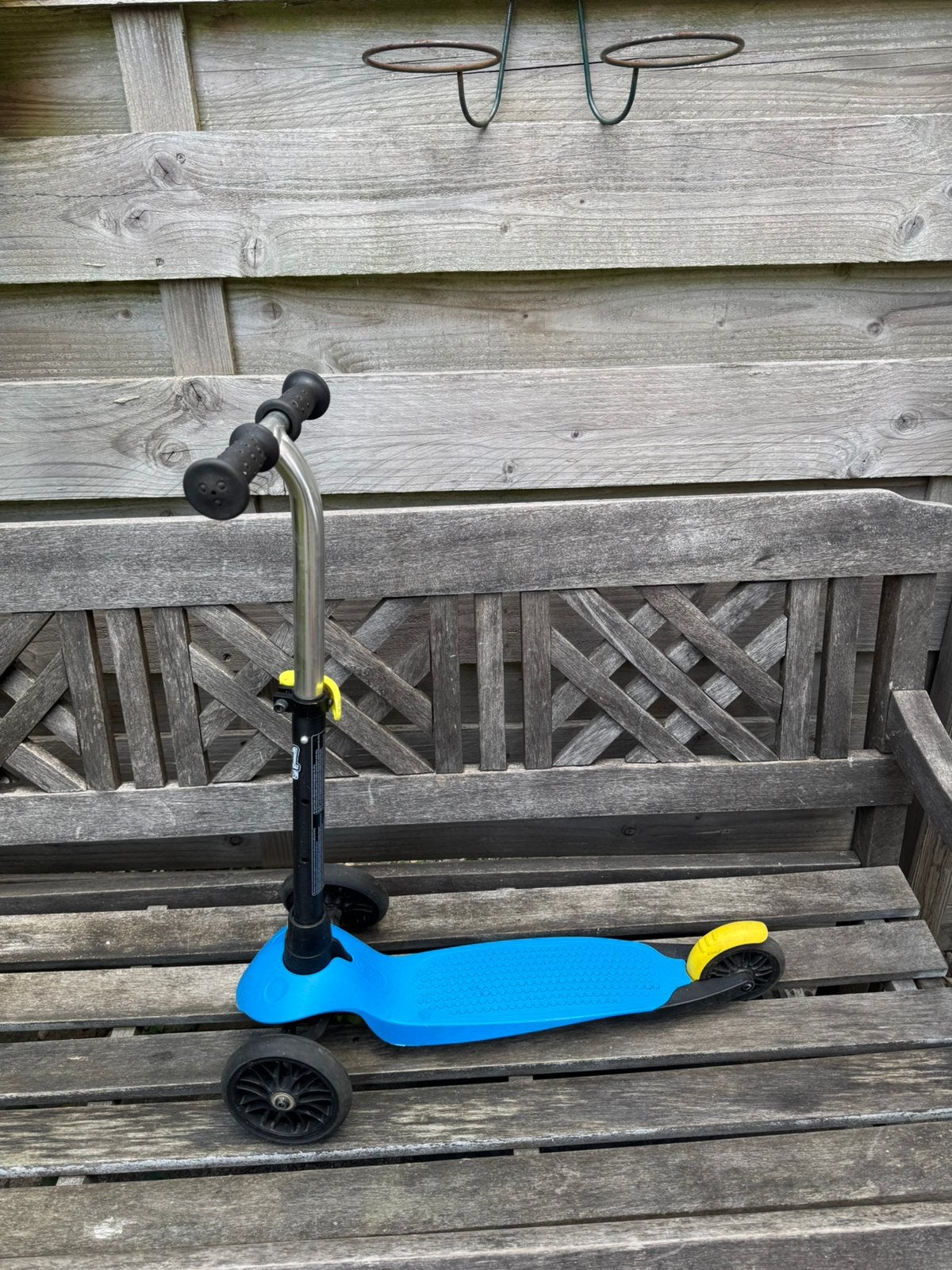 Oxelo B1 driewielstep – Blauw, Fietsen en Brommers, Steps, Zo goed als nieuw, Gewone step, Ophalen of Verzenden