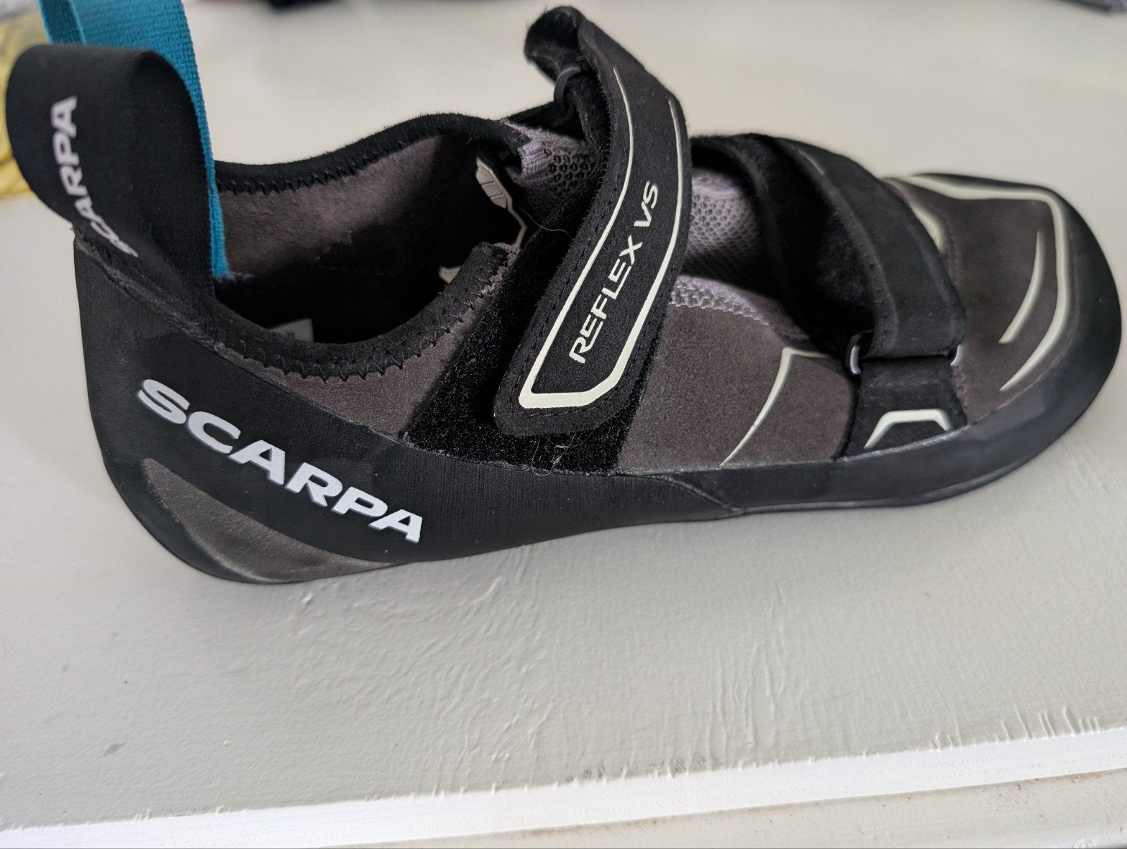 Scarpa Reflex VS Klimschoenen. Maat 45, Sport en Fitness, Ophalen of Verzenden, Zo goed als nieuw, Klimsportschoenen
