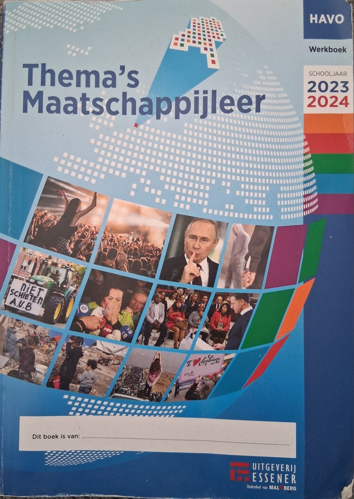Thema's maatschappijleer - werkboek havo, Ophalen of Verzenden, Zo goed als nieuw, Rianne Brink, Nederlands