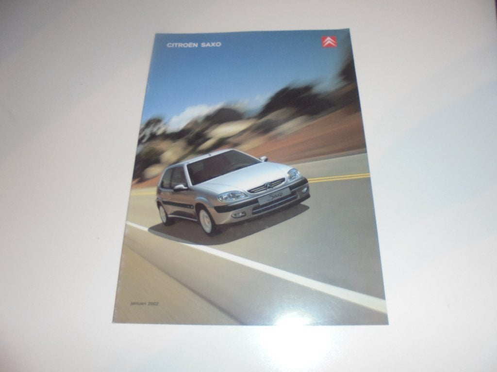 brochure Citroen Saxo  2002, Boeken, Ophalen of Verzenden, Zo goed als nieuw, Citroën