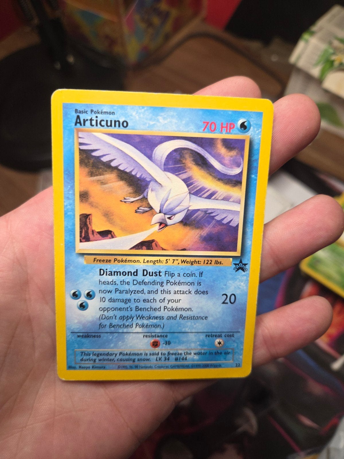 Articuno Black Star Promo 25 Wizard of the Coast Era, Ophalen of Verzenden, Zo goed als nieuw, Losse kaart