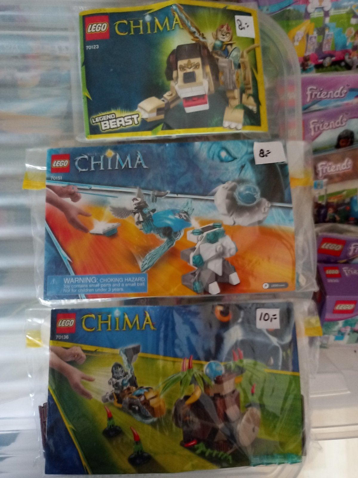 Lego Chima 70136 70151 70123, Ophalen of Verzenden, Zo goed als nieuw