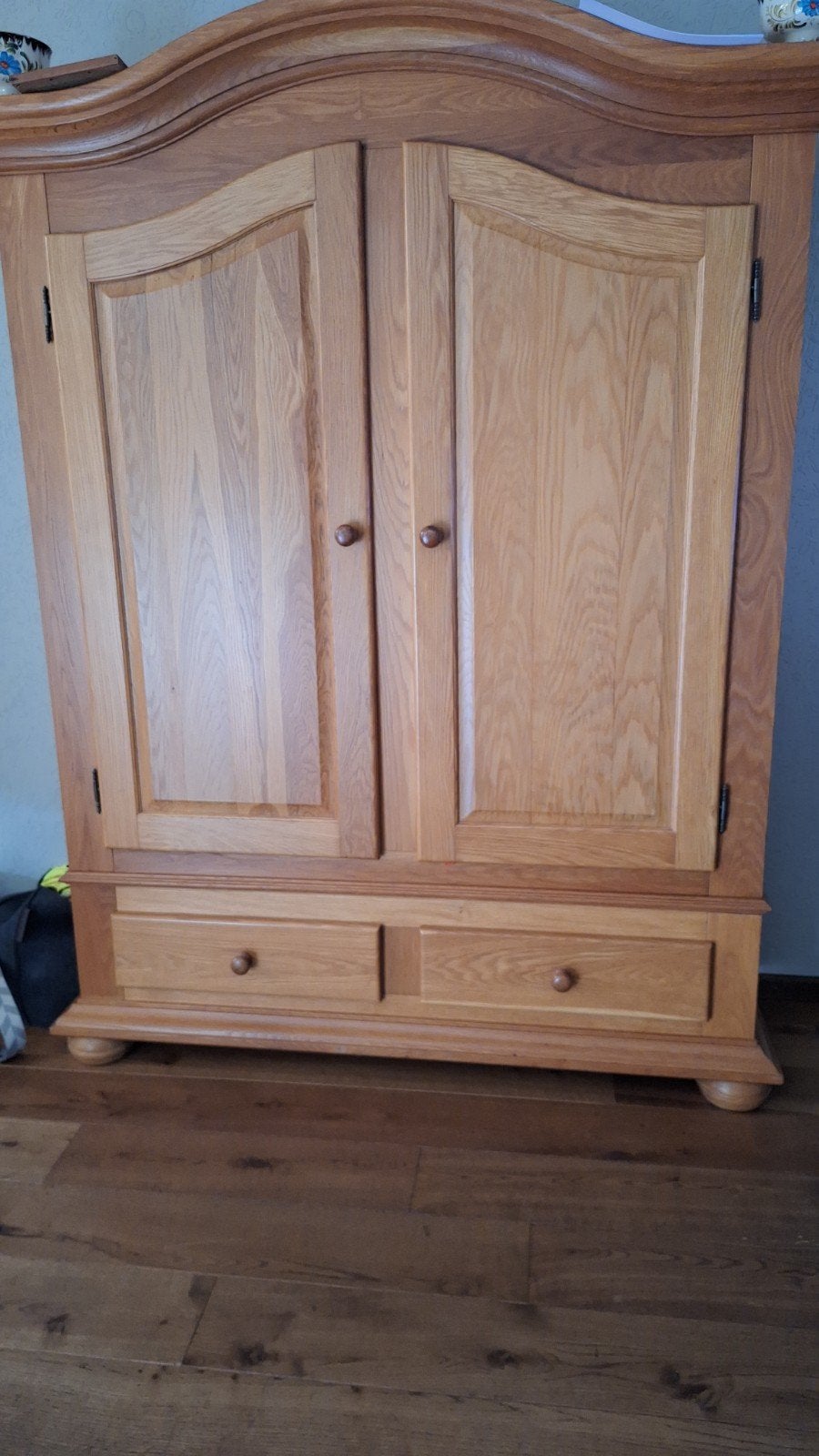 blank eiken broodkast, Ophalen, 50 tot 100 cm, Zo goed als nieuw, Minder dan 100 cm