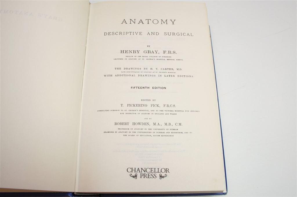 Gray’s Anatomy — Klassieke Facsimile van Editie 1901, Boeken, Verzenden, Gelezen, Natuurwetenschap