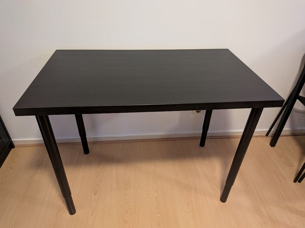 Linnmon zwart 100cm, Ophalen, Gebruikt, IKEA, Zwart